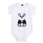 White Short Sleeve Baby Glow