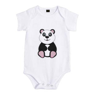 White Short Sleeve Baby Glow