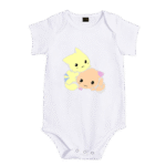 White Short Sleeve Baby Glow