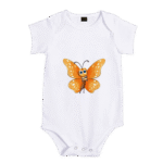 White Short Sleeve Baby Glow